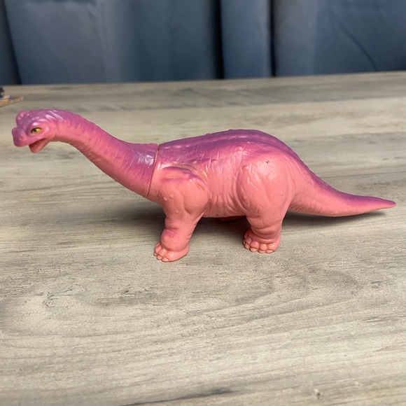 Other - Playskool Definitely Dinosaur Apatosaurus Toy Vintage Action Figure Pink‎ B 1988
